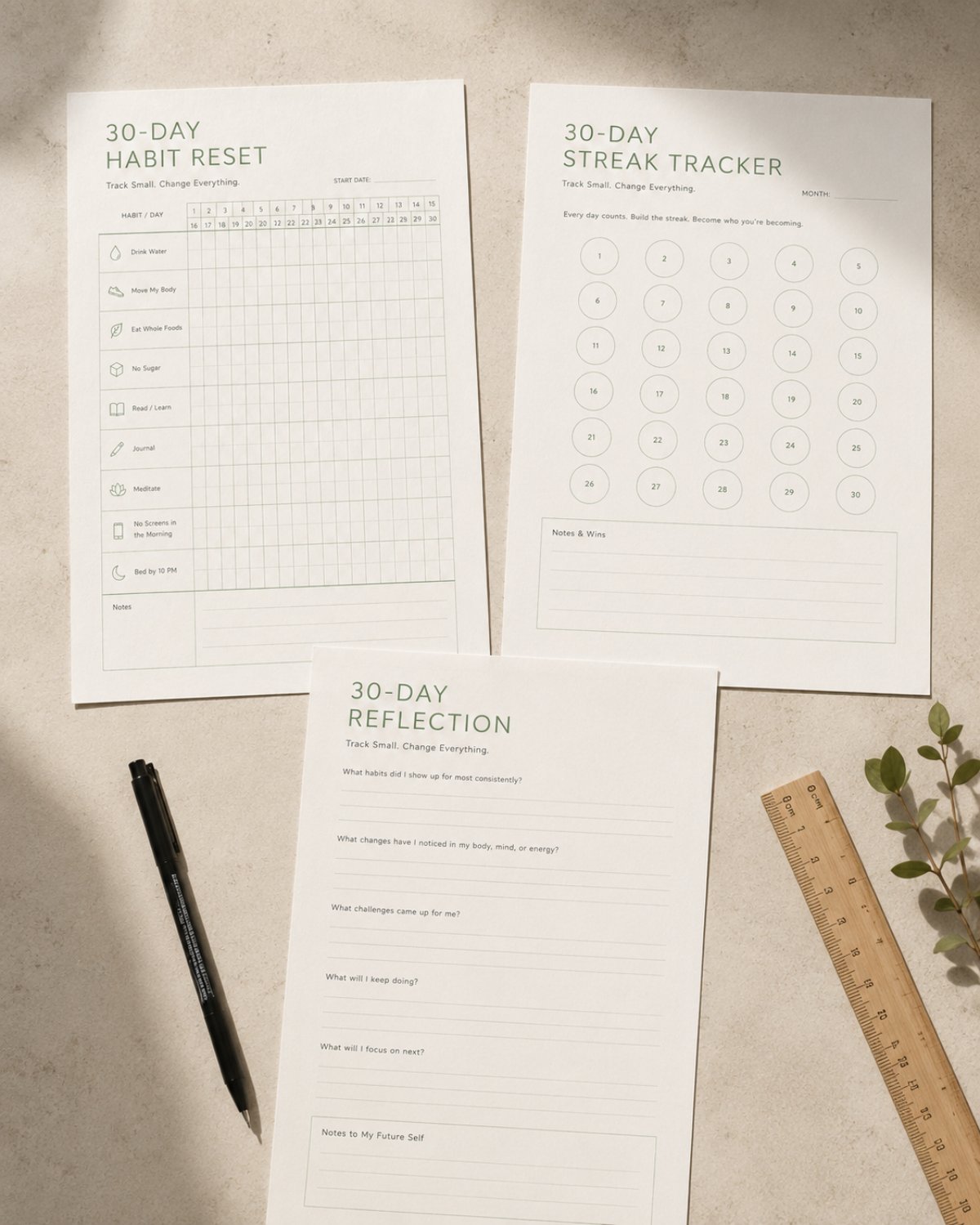 30-Day Habit Reset Tracker photo 2