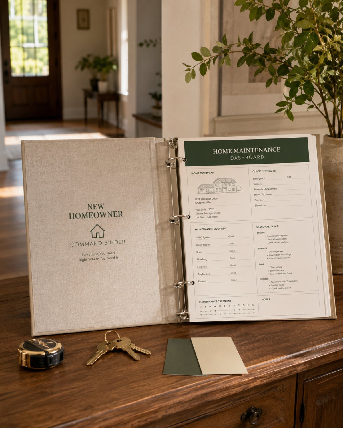 New Homeowner Command Binder
