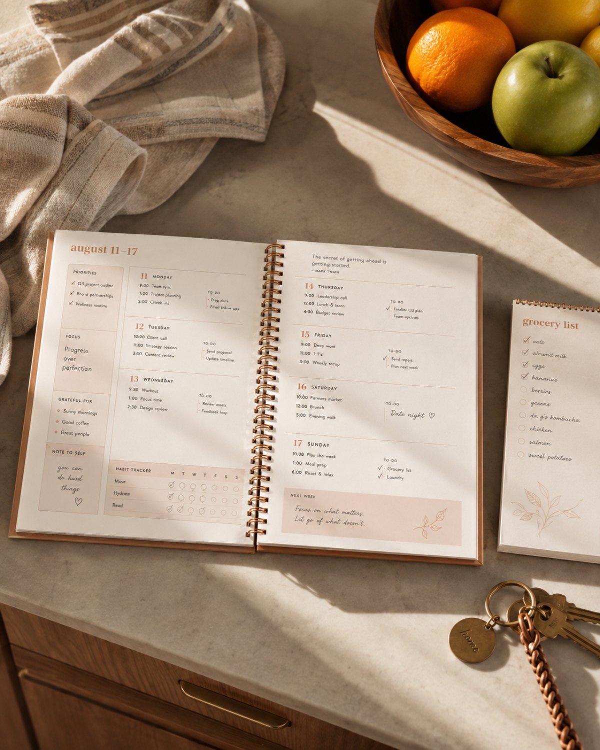 Sunday Reset Weekly Planner Kit photo 3